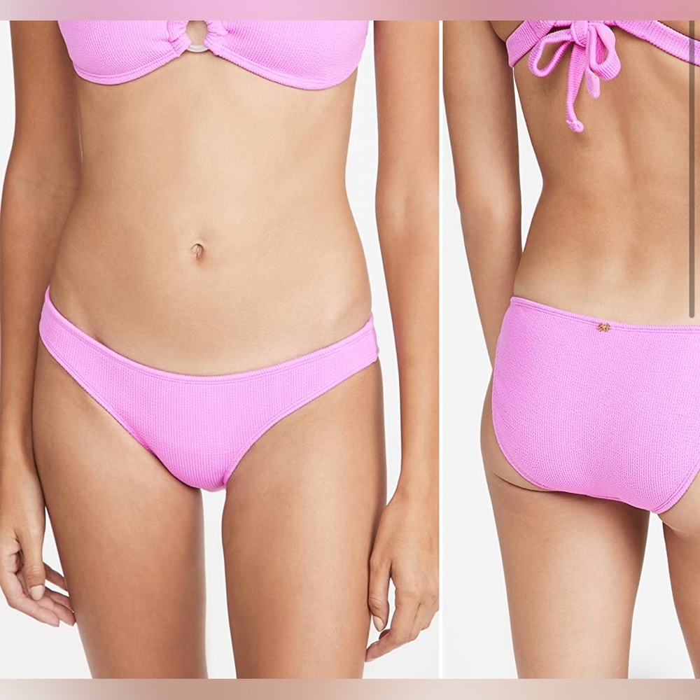 NWOT. PQ Swim Reef Full Bikini Bottoms size SM color pink